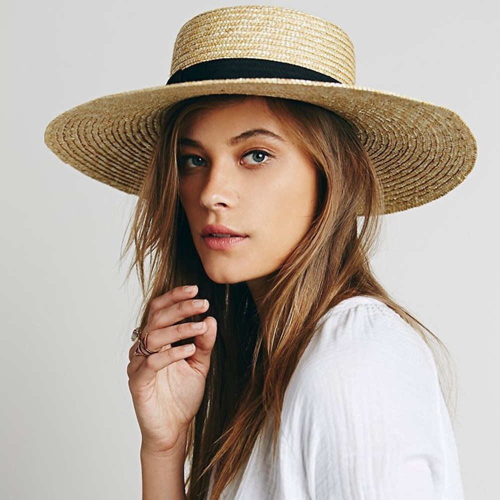 Brand New Lack of color Straw Hat